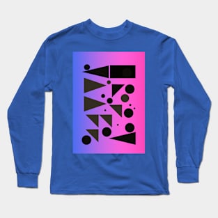 CUTE GEOMETRIC SHAPES Long Sleeve T-Shirt